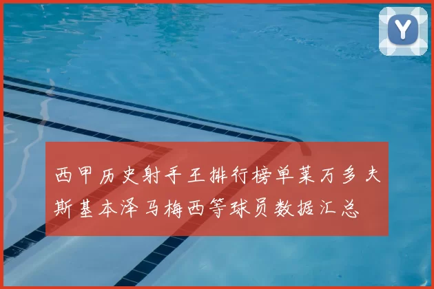 西甲历史射手王排行榜单莱万多夫斯基本泽马梅西等球员数据汇总